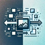 "HEICとJPG形式の画像を比較するイラスト - HEICとJPGの違い、メリット、変換方法を解説する完全ガイドに関連した視覚素材"
