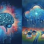 "AI技術が地方医療の質を向上させる様子を示す画像 - 医療革新に寄与するデータ分析と診断支援"